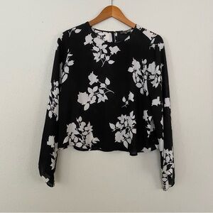 Vince Camuto Floral Long Sleeve Shirt